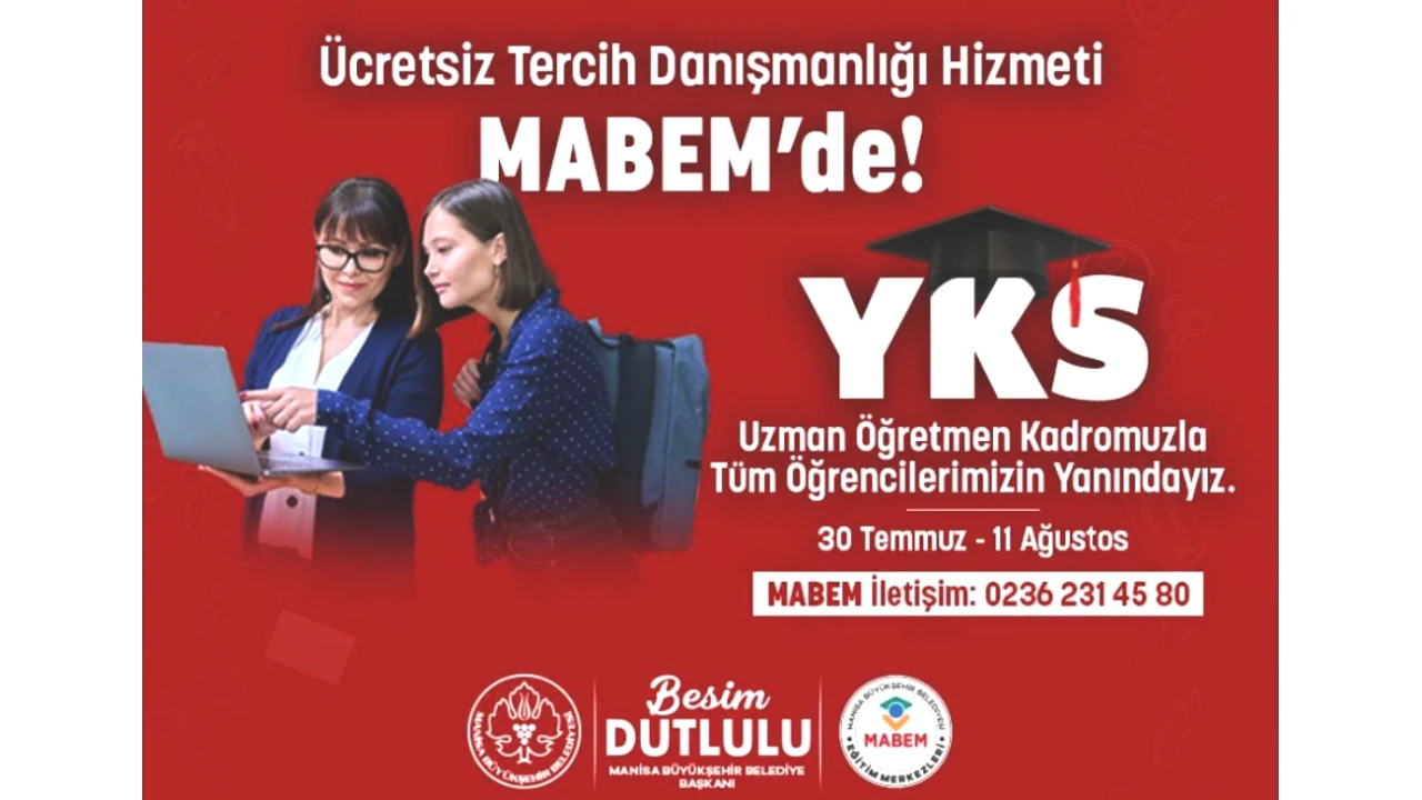 Büyükşehir'den Öğrencilere Özel Ücretsiz YKS Tercih Danışmanlığı Fırsatı!