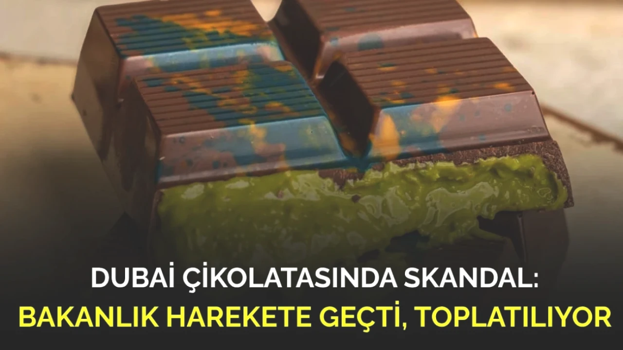 Dubai Çikolatasında Şok Skandal! Bakanlık Harekete Geçti ve Raflar Boşaldı!